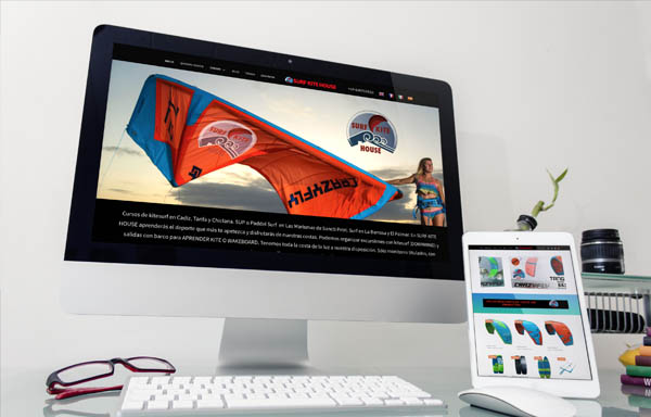 Diseño Web y tienda online para Surfkitehouse